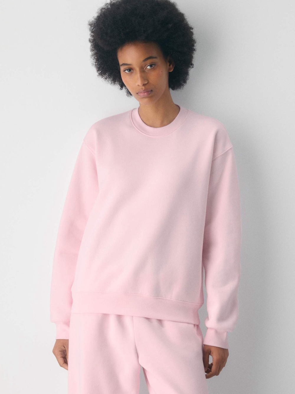 Aritzia Cozy Sweatfleece Perfect Crew Sweatshirt